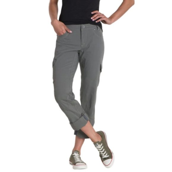 Kuhl Pants - Kuhl Women's Splash Roll-Up Pants Gray sz 4